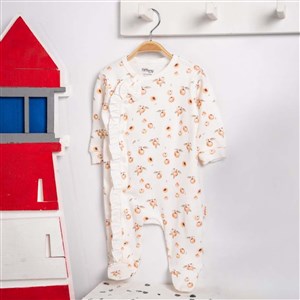 Tiffany Baby Apricot Theme Patikli Bebek Tulumu 2455040 Ekru