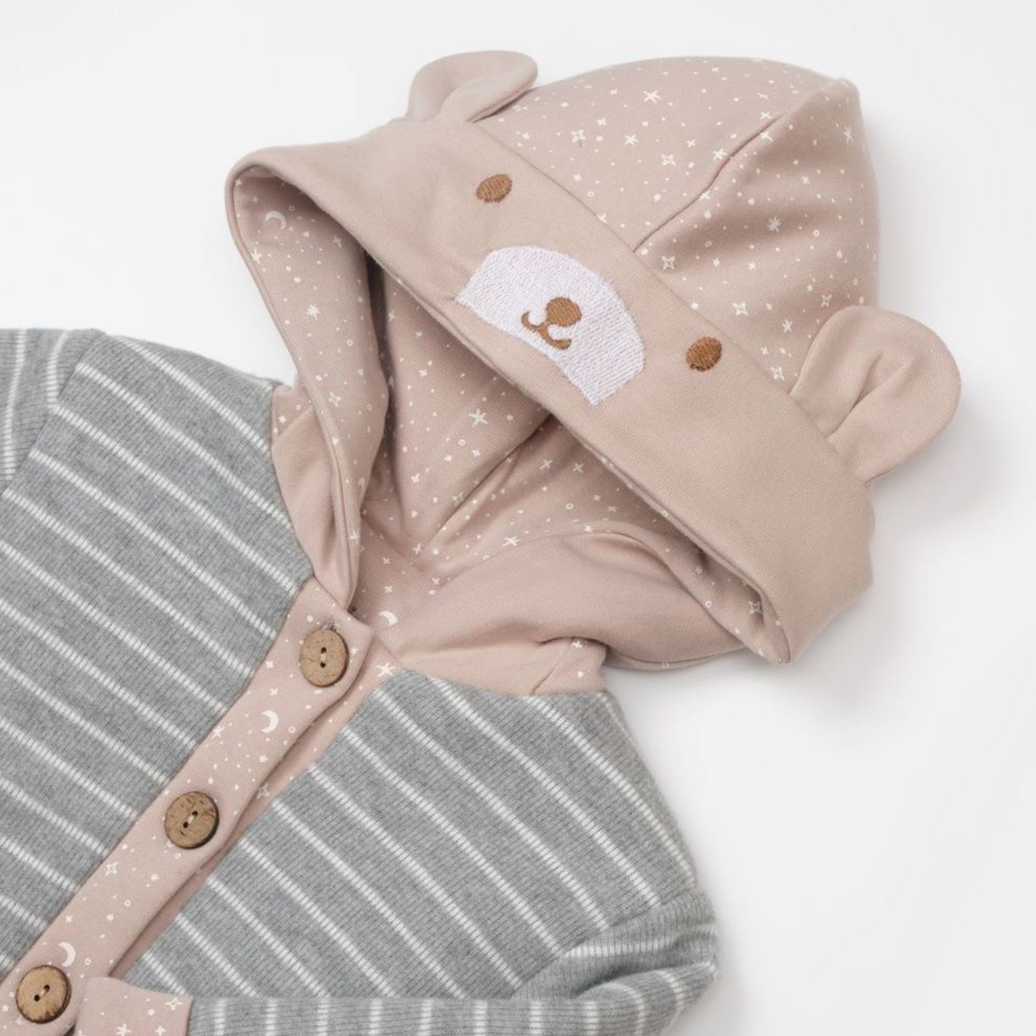 Bibaby Adventure Bear Kapüşonlu Tulum 60772 Grimelanj
