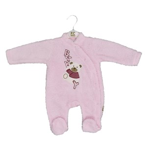 Flexi Peluş Patikli Bebek Tulumu 215196 Pembe