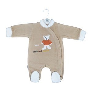 Flexi Patikli Bebek Tulumu 247193 Kahverengi
