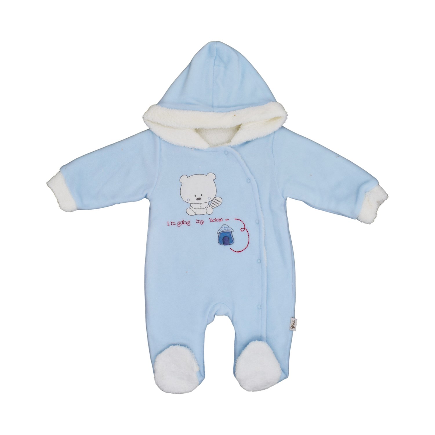 Flexi Patikli Bebek Tulumu 247199 Mavi