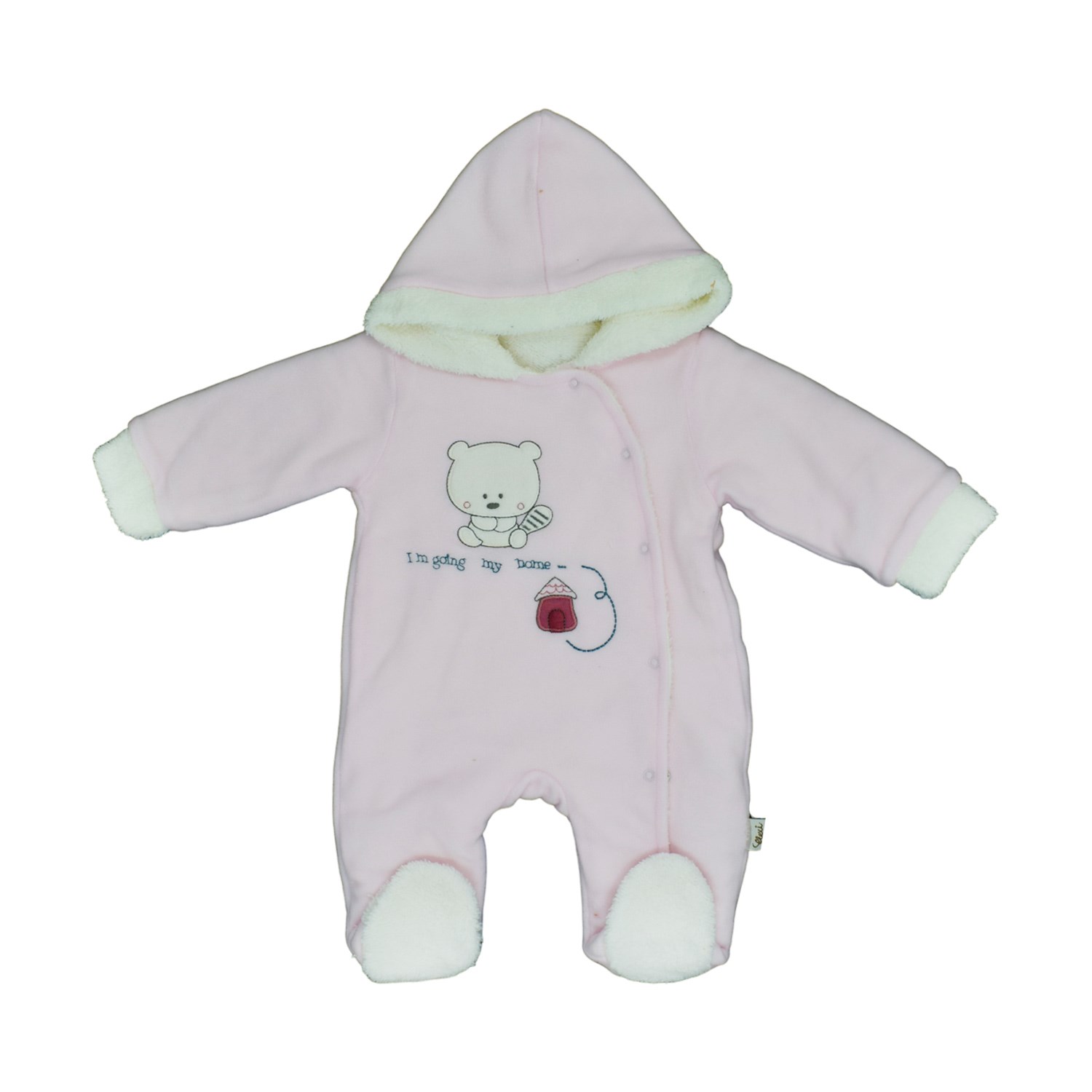 Flexi Patikli Bebek Tulumu 247199 Pembe