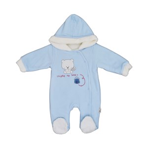 Flexi Patikli Bebek Tulumu 247199 Mavi