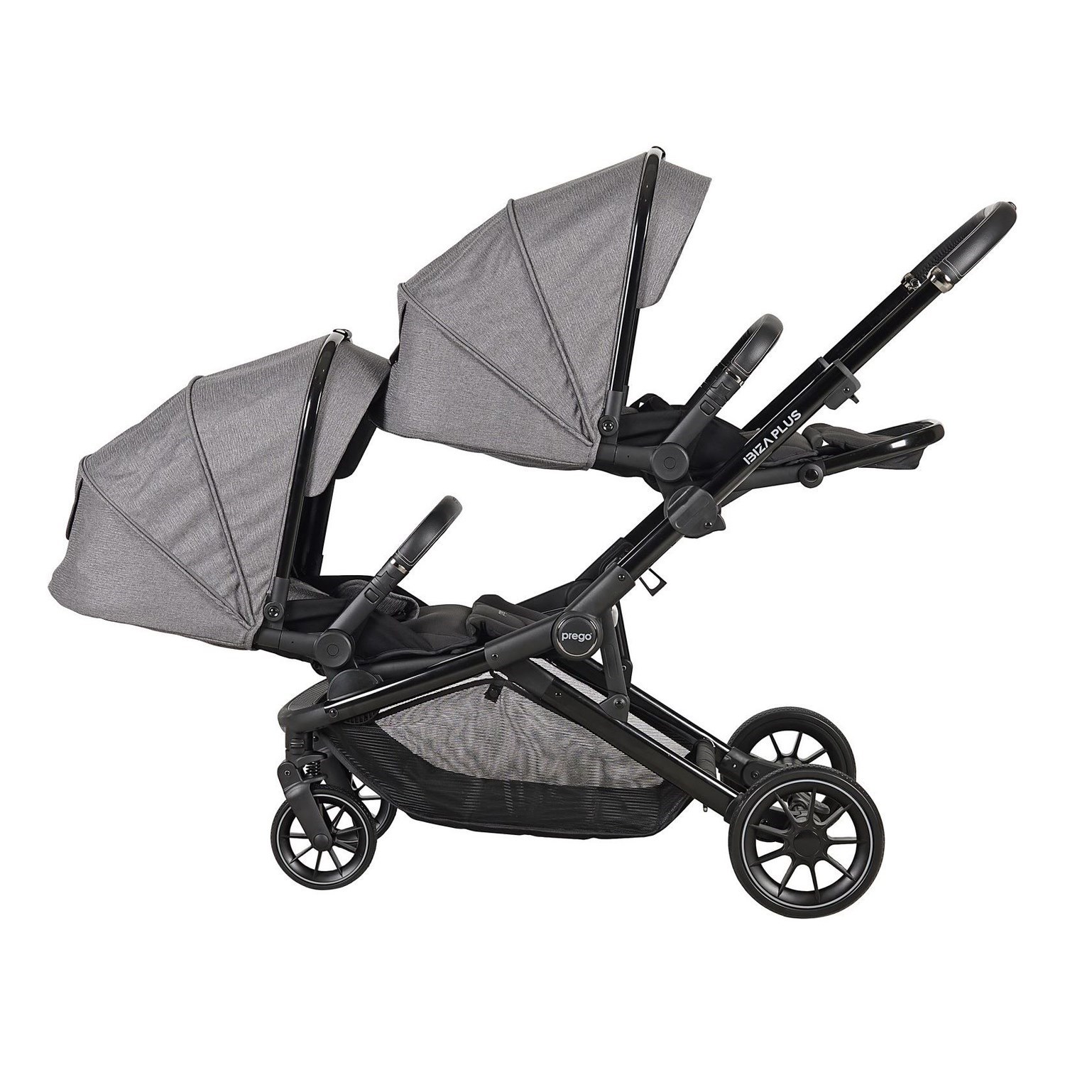 Prego İbiza Plus İkiz Bebek Arabası 2223 Gri