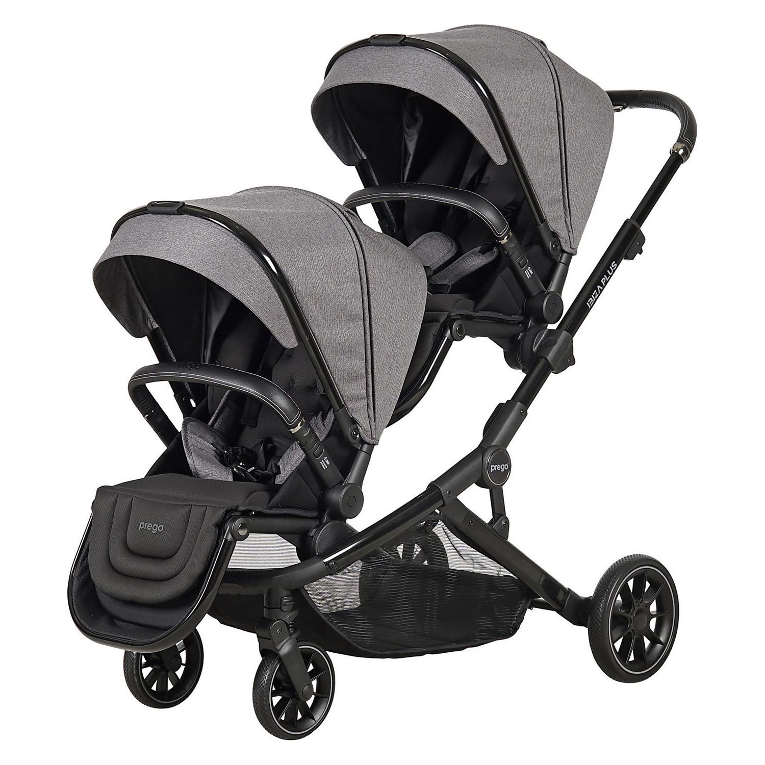 Prego İbiza Plus İkiz Bebek Arabası 2223 Gri