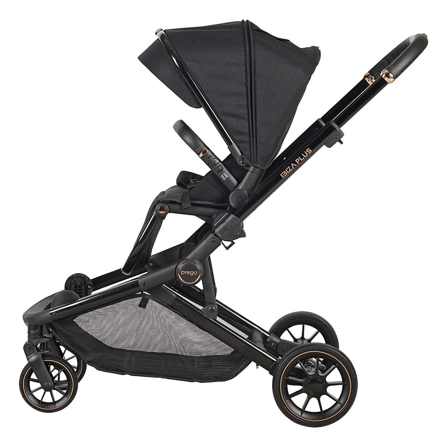 Prego İbiza Plus İkiz Bebek Arabası 2223 Siyah