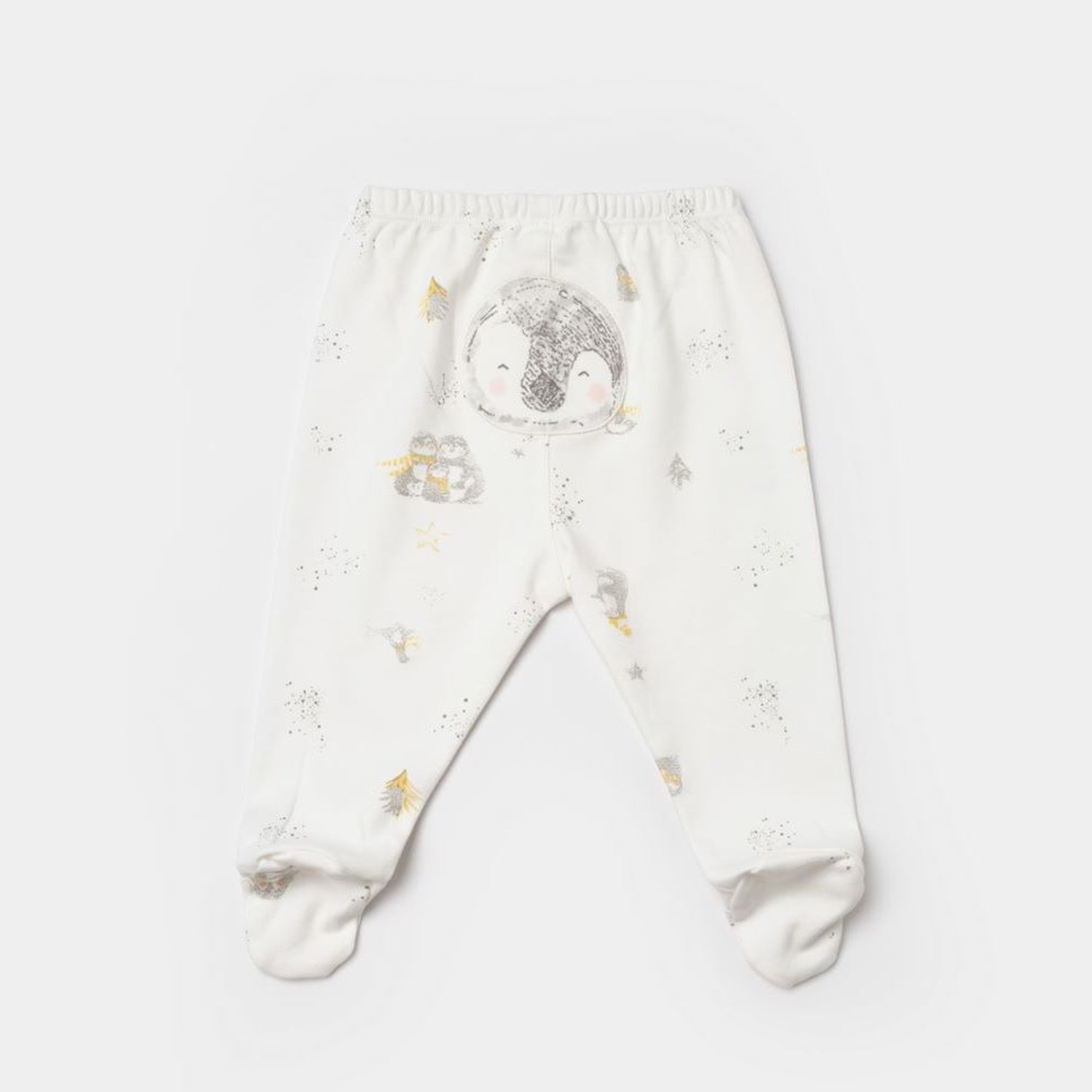Biorganic Penguin Club Bebek Pantolonu 57926 Ekru-Gri