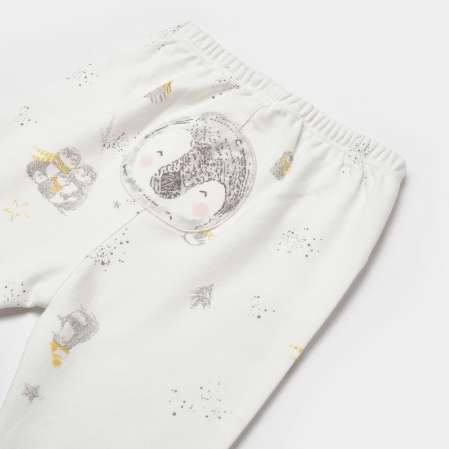 Biorganic Penguin Club Bebek Pantolonu 57926 Ekru-Gri