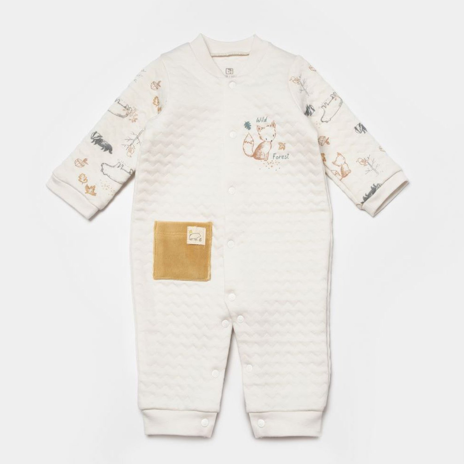 Bibaby Wild Forest Bebek Tulumu 60777 Bej
