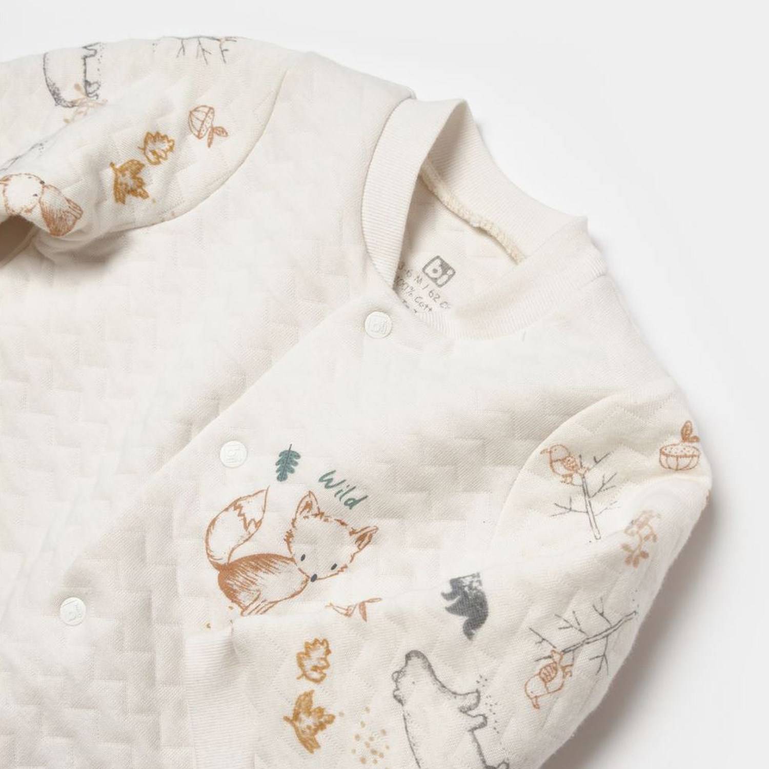 Bibaby Wild Forest Bebek Tulumu 60777 Bej