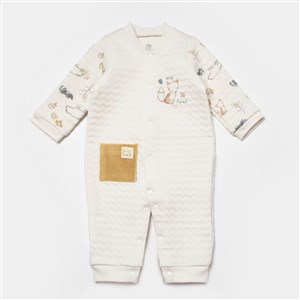 Bibaby Wild Forest Bebek Tulumu 60777 Bej