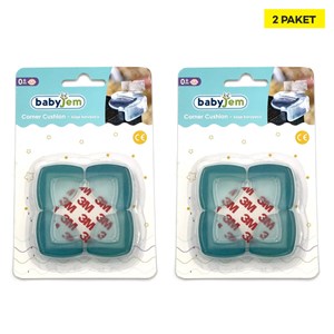 Babyjem ART-052 Köşe Koruyucu 4x2 Yeşil
