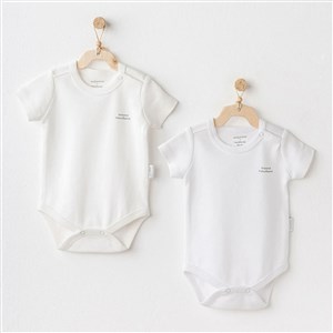 Andywawa 2'li Basic Bebek Body AC25211 Ekru