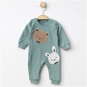 Aziz Bebe Bebek Tulum 6887 Yeşil
