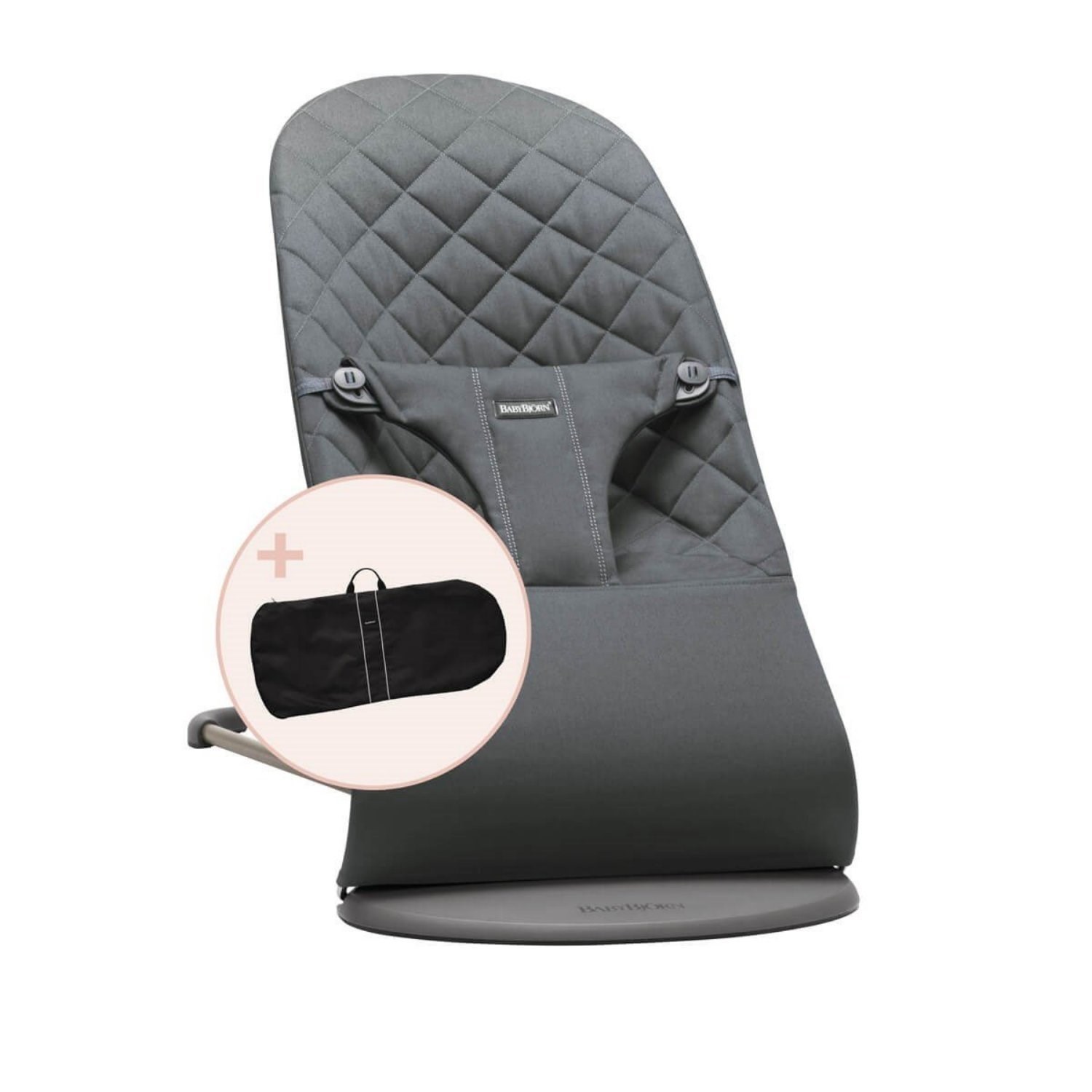 Babybjörn Balance Bliss Ana Kucağı Woven Cotton Çantalı Anthracite