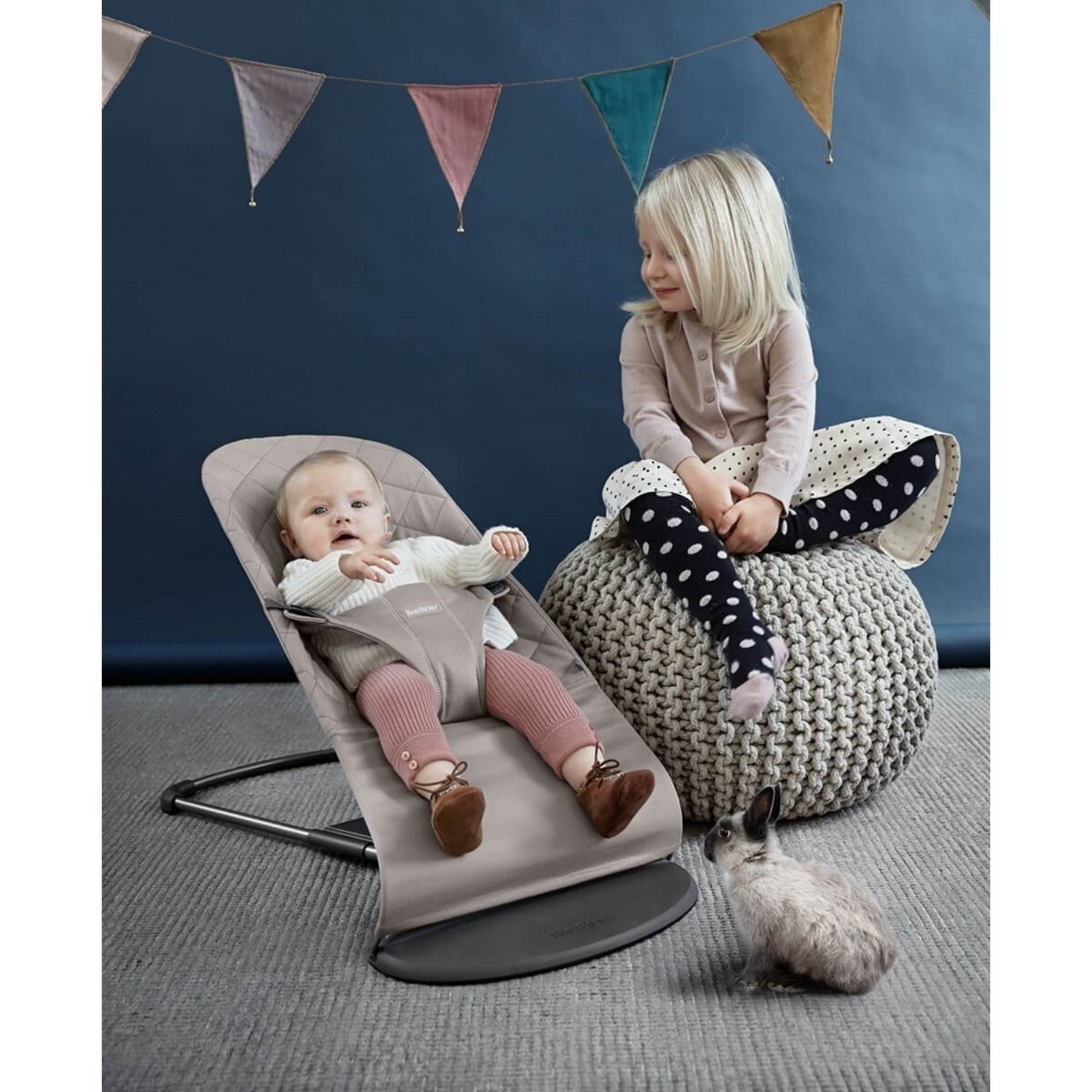 Babybjörn Balance Bliss Ana Kucağı Woven Cotton Çantalı Sand Grey