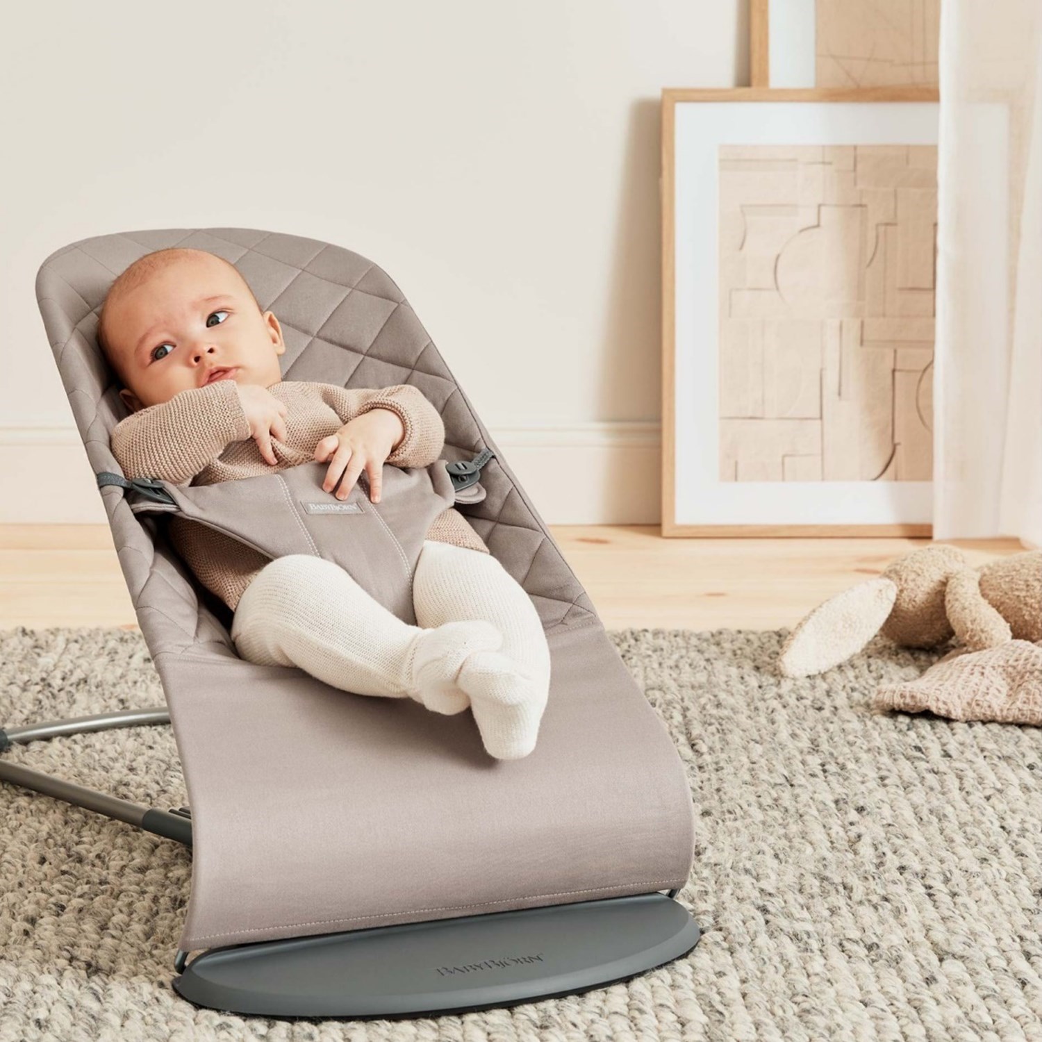 Babybjörn Bliss Ana Kucağı Woven Cotton Sand Grey