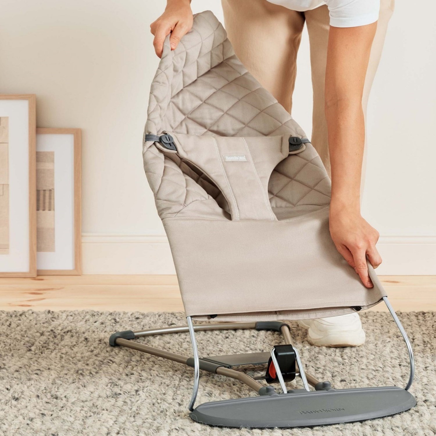 Babybjörn Bliss Ana Kucağı Woven Cotton Sand Grey