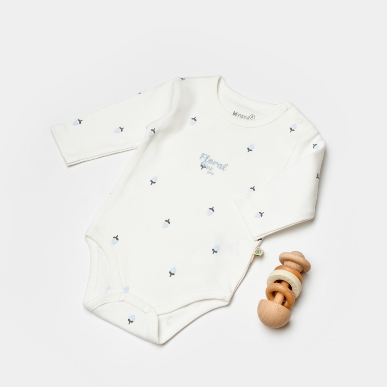 Biorganic Love Floral Bebek Body 56010 Ekru