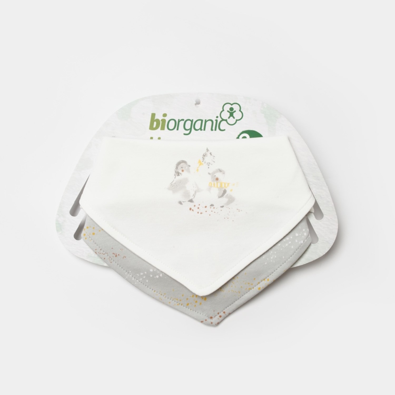Biorganic Penguin Club 2'li Fular Mama Önlüğü 75190 Ekru