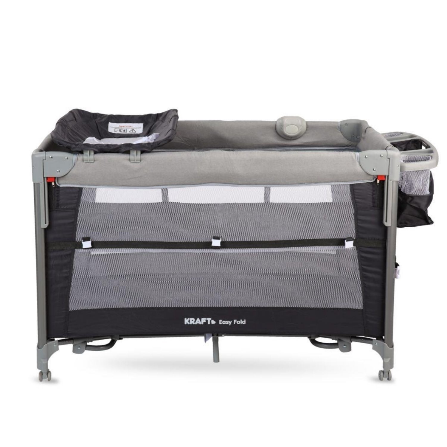 Kraft Easy Fold Anne Yanı Oyun Parkı 70x110 Cm Light Grey