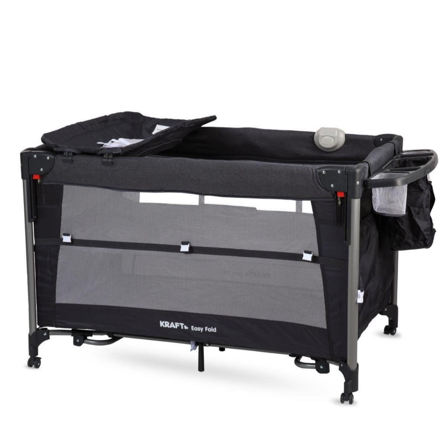Kraft Easy Fold Anne Yanı Oyun Parkı 70x110 Cm Dark Grey