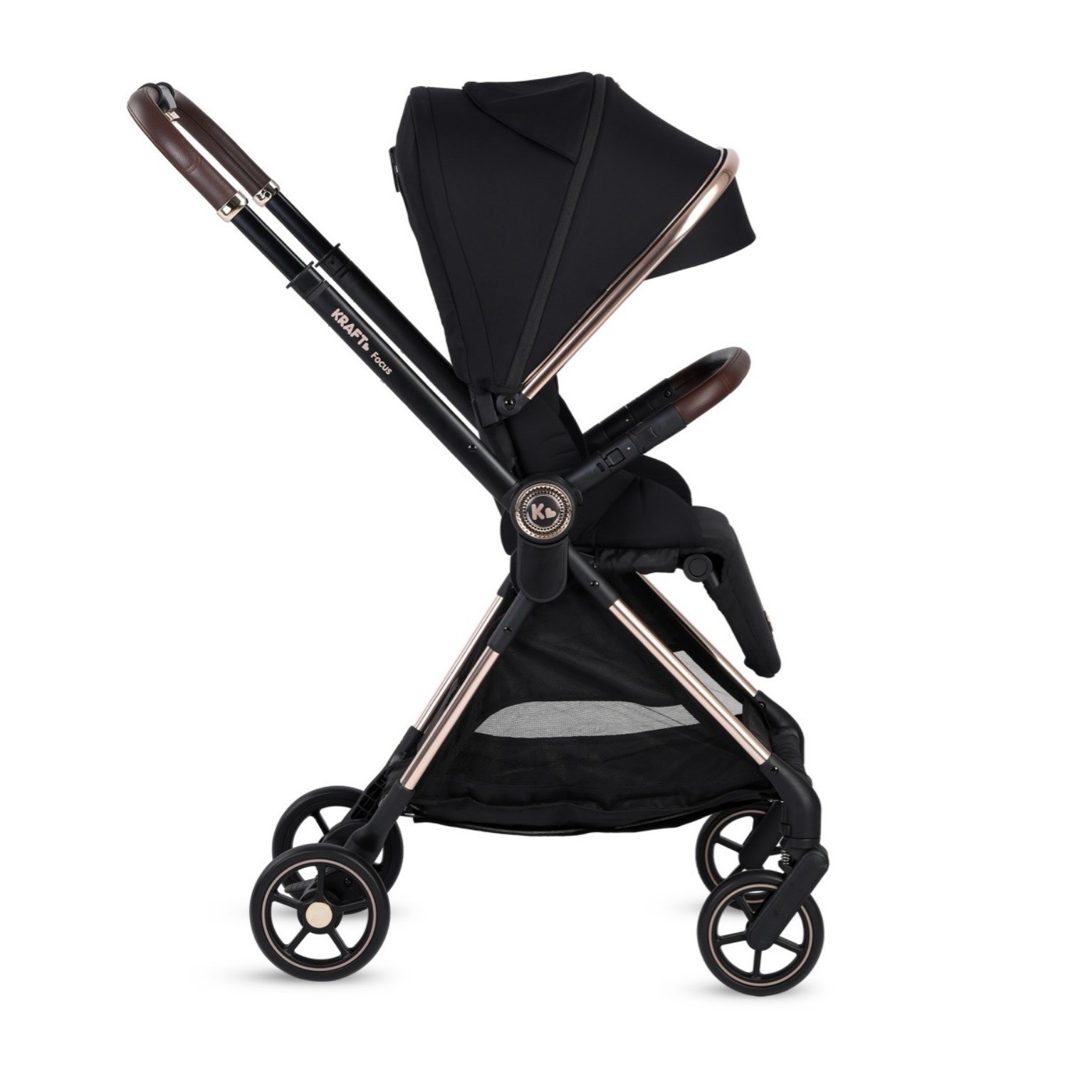 Kraft Focus Travel Sistem Bebek Arabası  Black