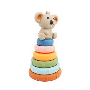 Erpa Masal Koala Soft İstifleme Halkaları 7'li Set 661587 Renkli