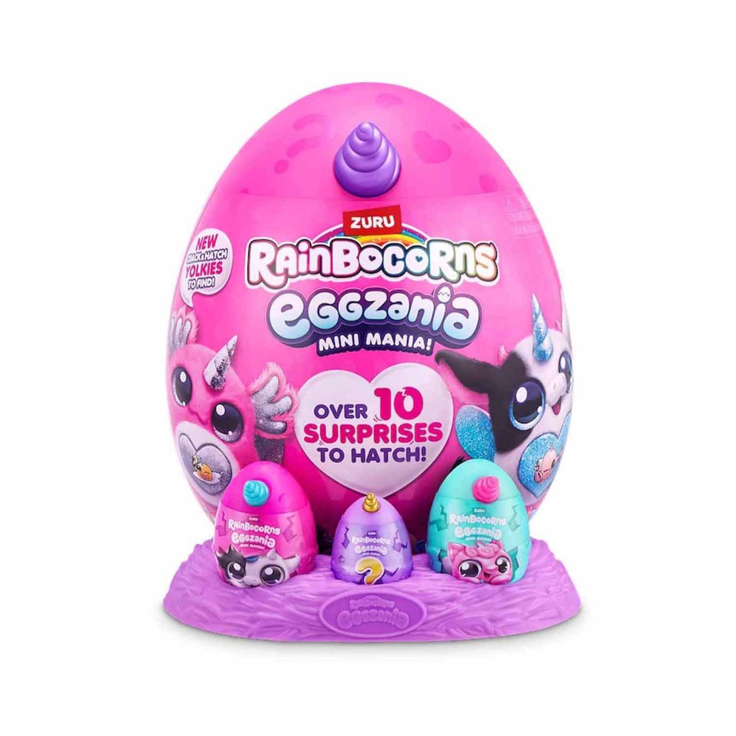 Giochi Rainbocorn Eggzania Peluş 9296 Fuşya