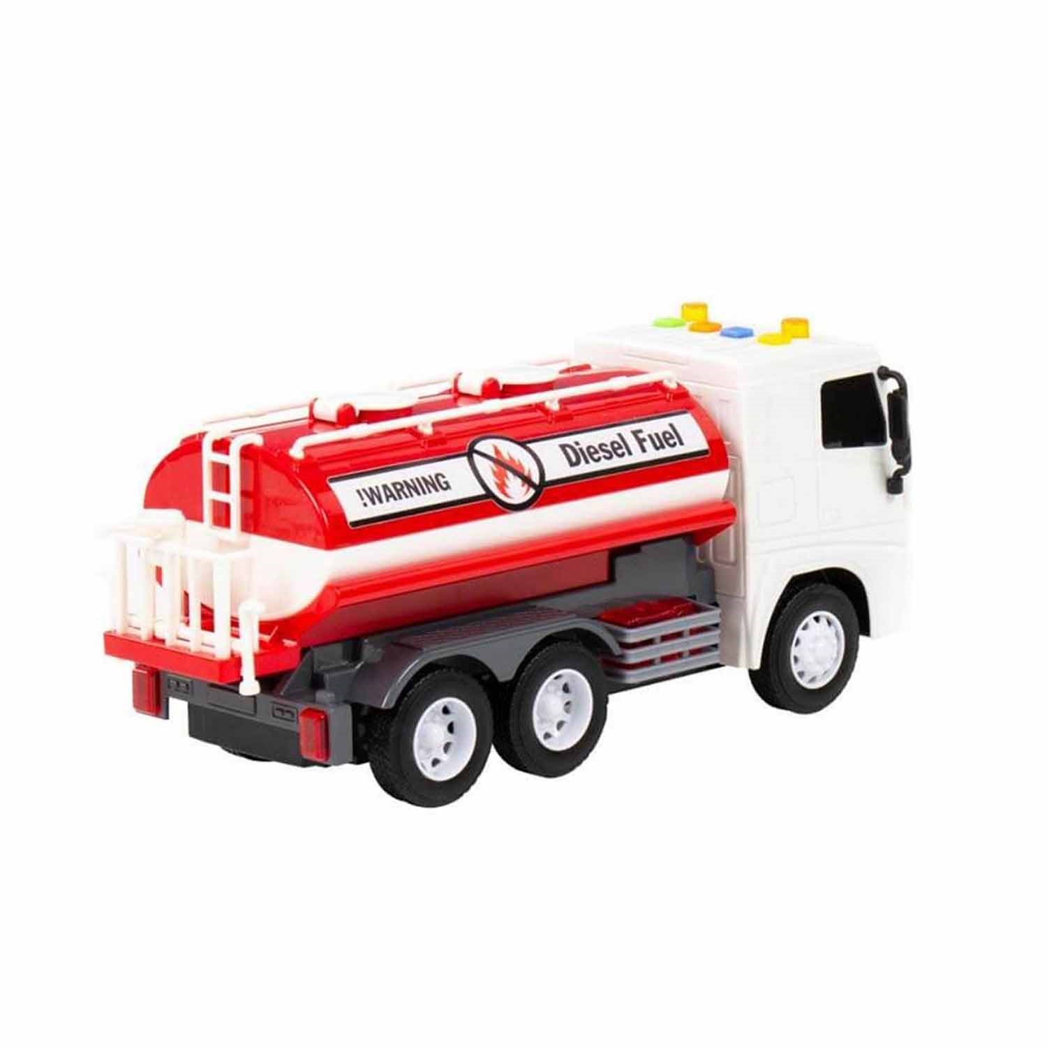 Polesie City Işıklı ve Sesli Sürtmeli Tanker V2 96418PL Beyaz