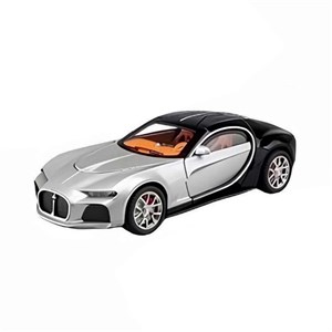 Prestij 1-24 Model Metal Bugatti Araba CZ154B Siyah-Gri