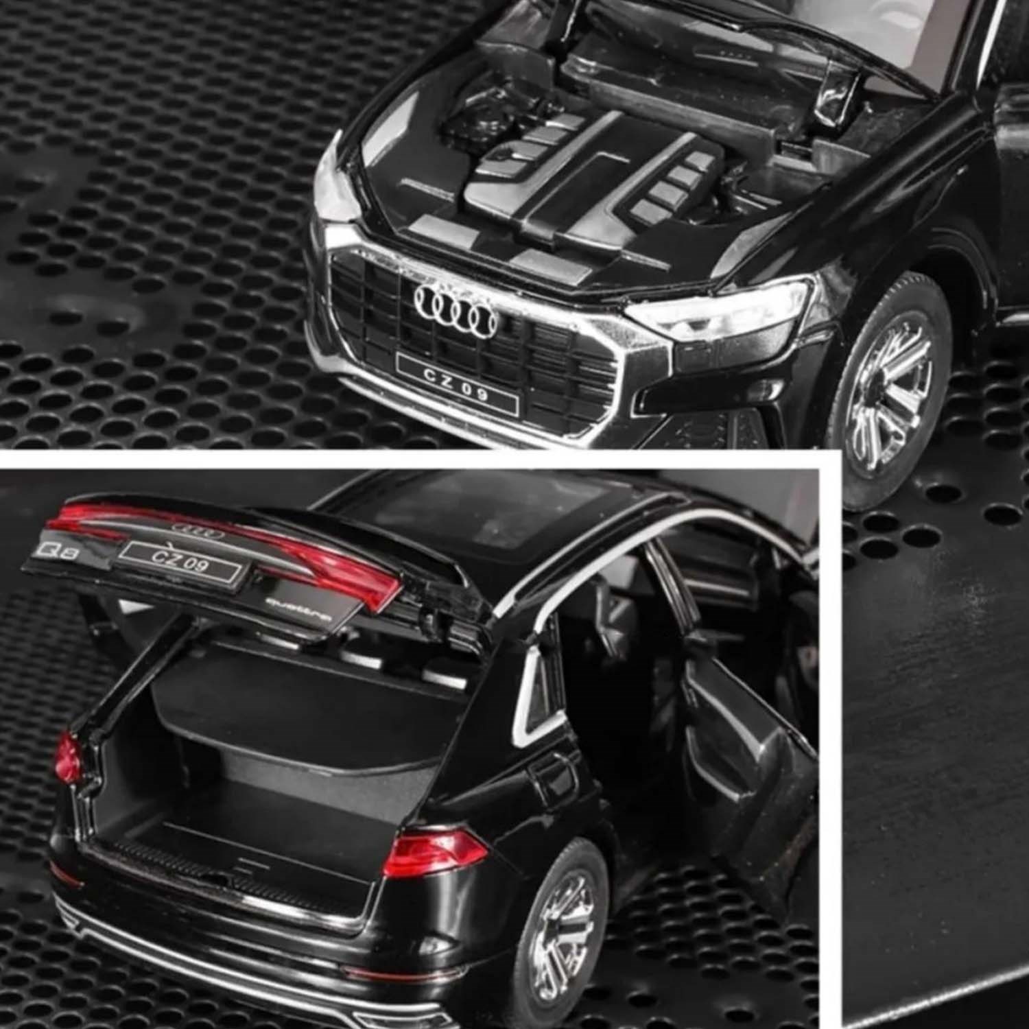 Prestij 1-24 Model Metal Audi Q8 Araba CZ114B Siyah