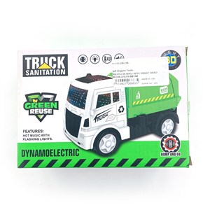 Prestij 3D Işıklı Sesli İnşaat Aracı HH-226-229-218 Beyaz