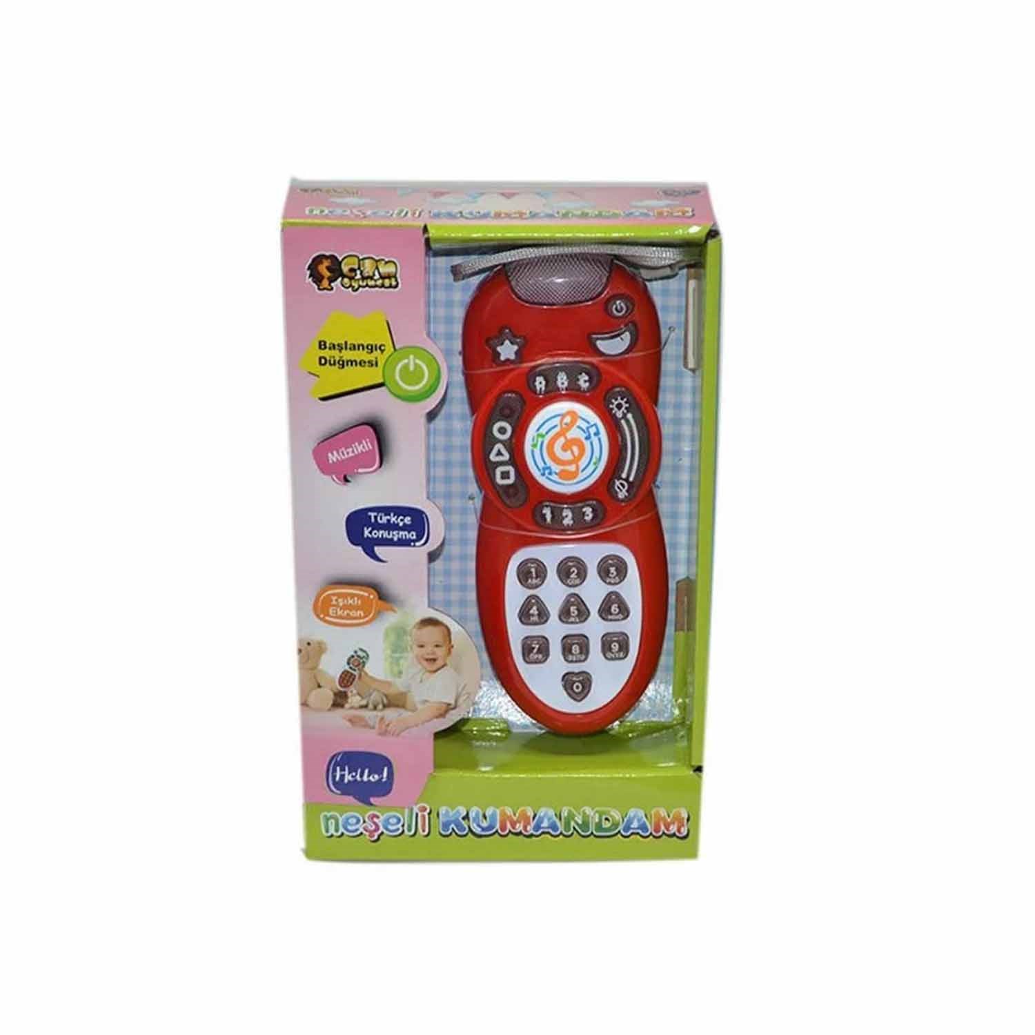 Can Toys Kutulu Pilli Müzikli Akıllı Kumandam CN1908 Kırmızı