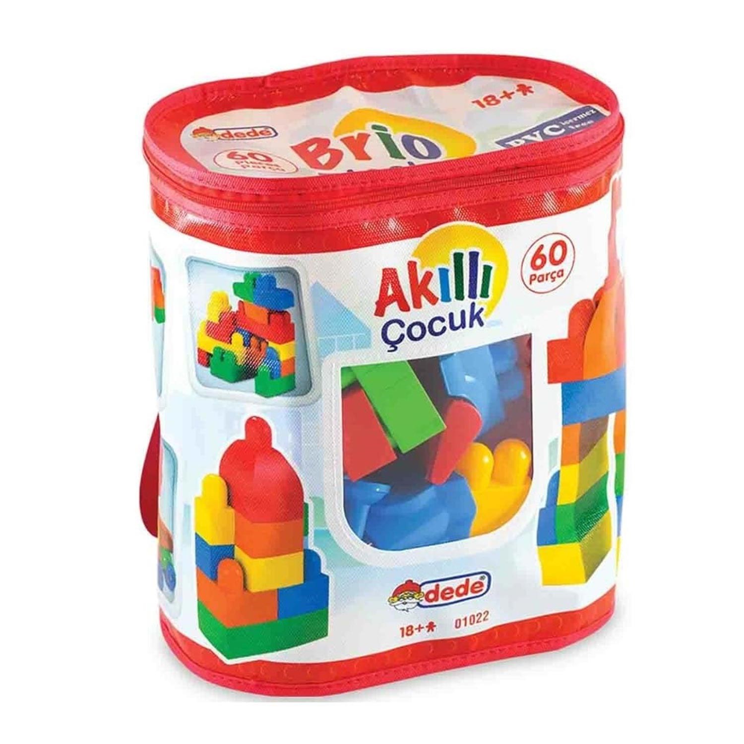 Dede 60 Parça Bloklar 01022 Renkli
