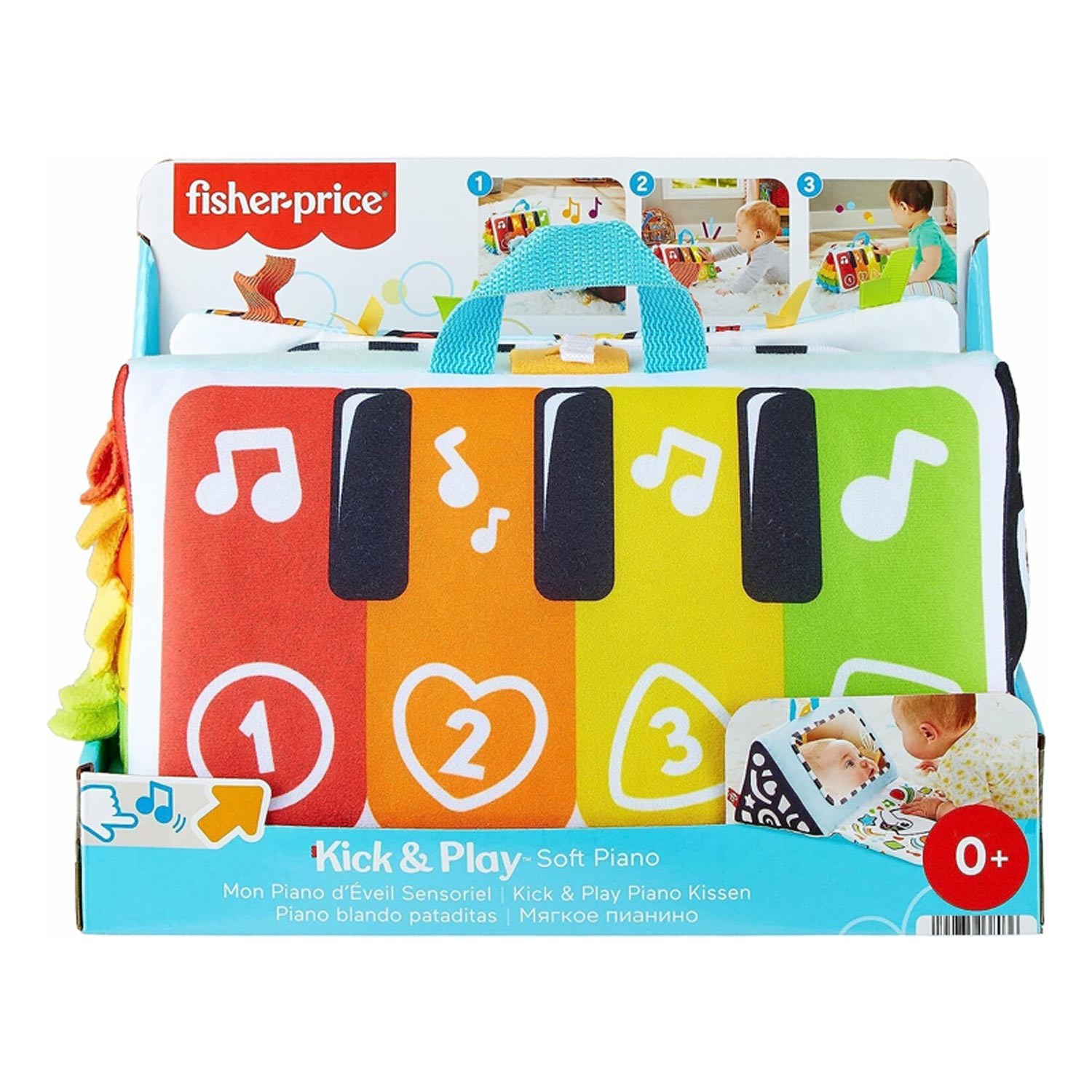 Fisher Price Işıklı ve Müzikli Yumuşak Piyano MATE-HND54 Renkli