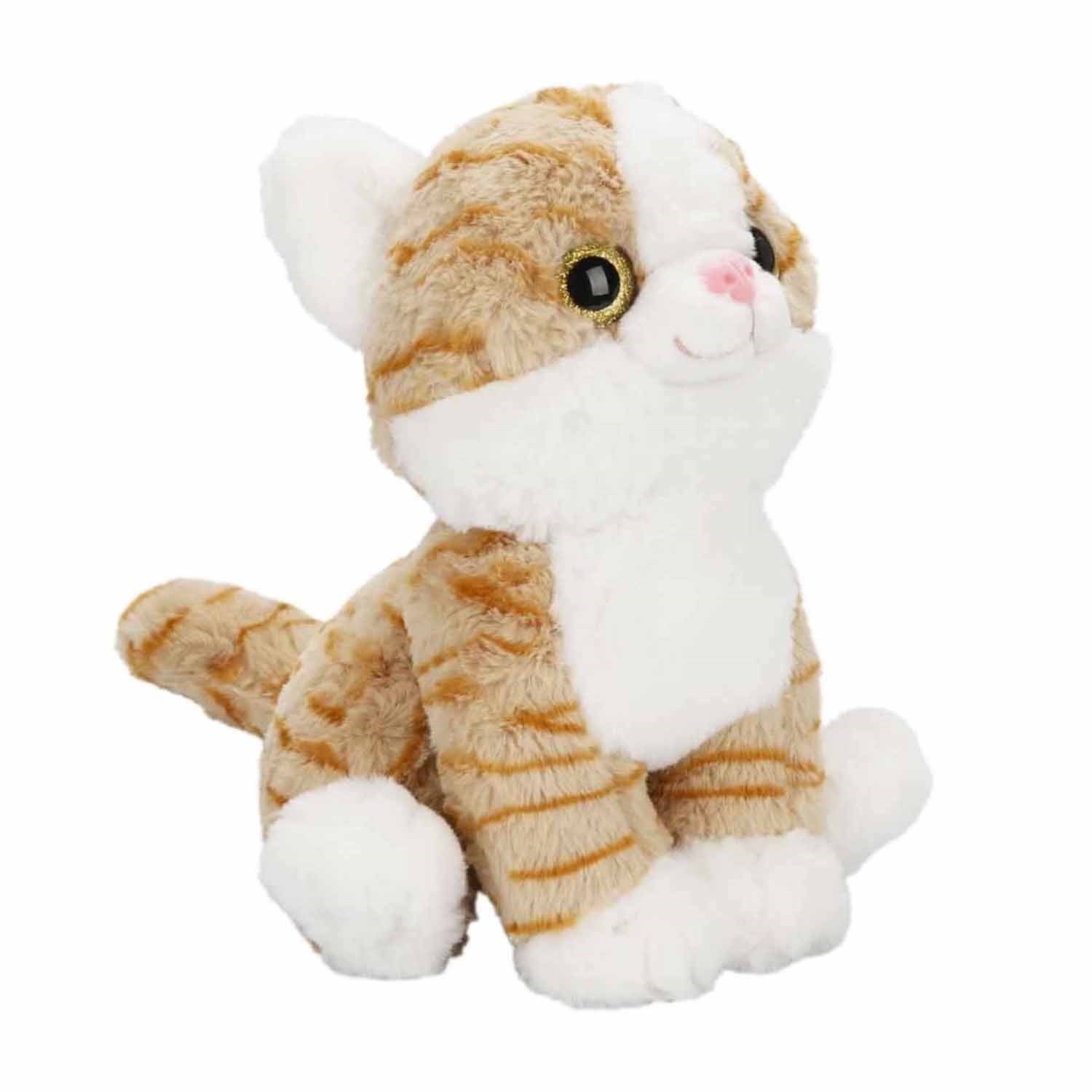 Puffy Friends Peluş Bıyıksız Kedi 30 Cm S00004774 Turuncu