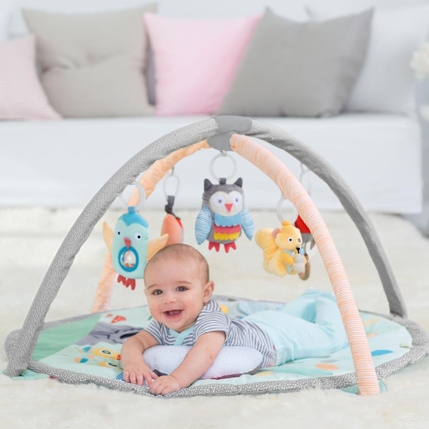 Skip Hop Treetop Aktivite Merkezi Gri-Pastel