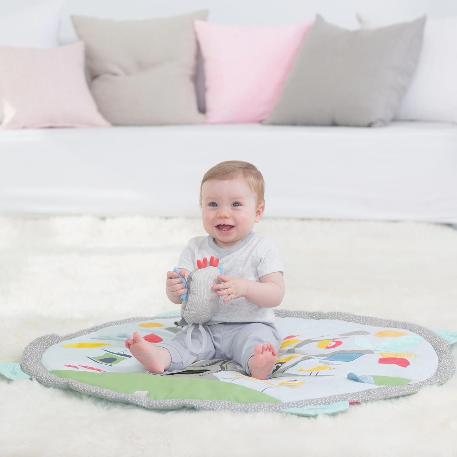 Skip Hop Treetop Aktivite Merkezi Gri-Pastel