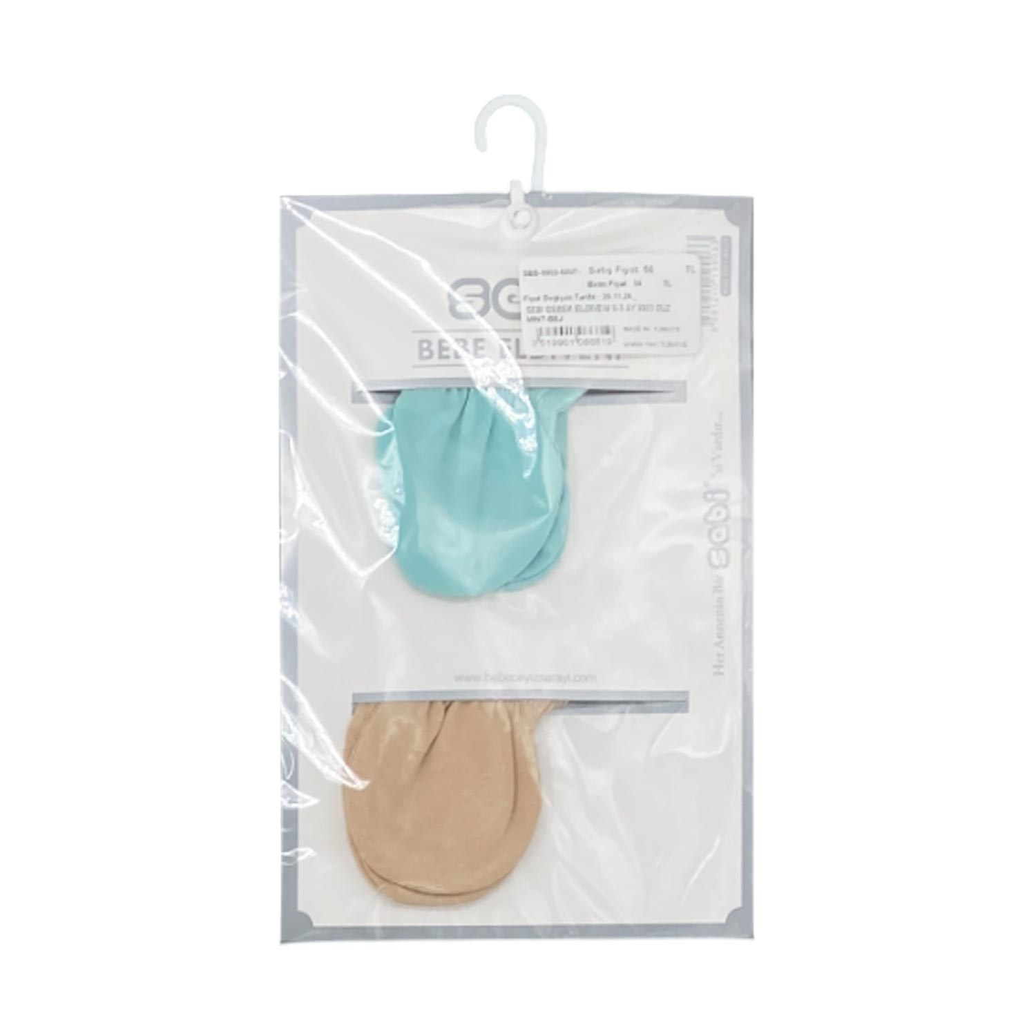 Sebi Bebek Eldiveni 0-3 Ay 9903 Mint-Bej
