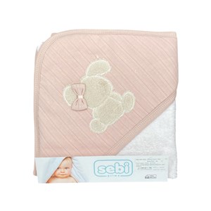 Sebi Prime Bebek Banyo Havlusu 9888 Somon