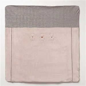 Cassiope Ekose Ayıcıklı Bebek Battaniyesi 90x85 cm 432144 Bej