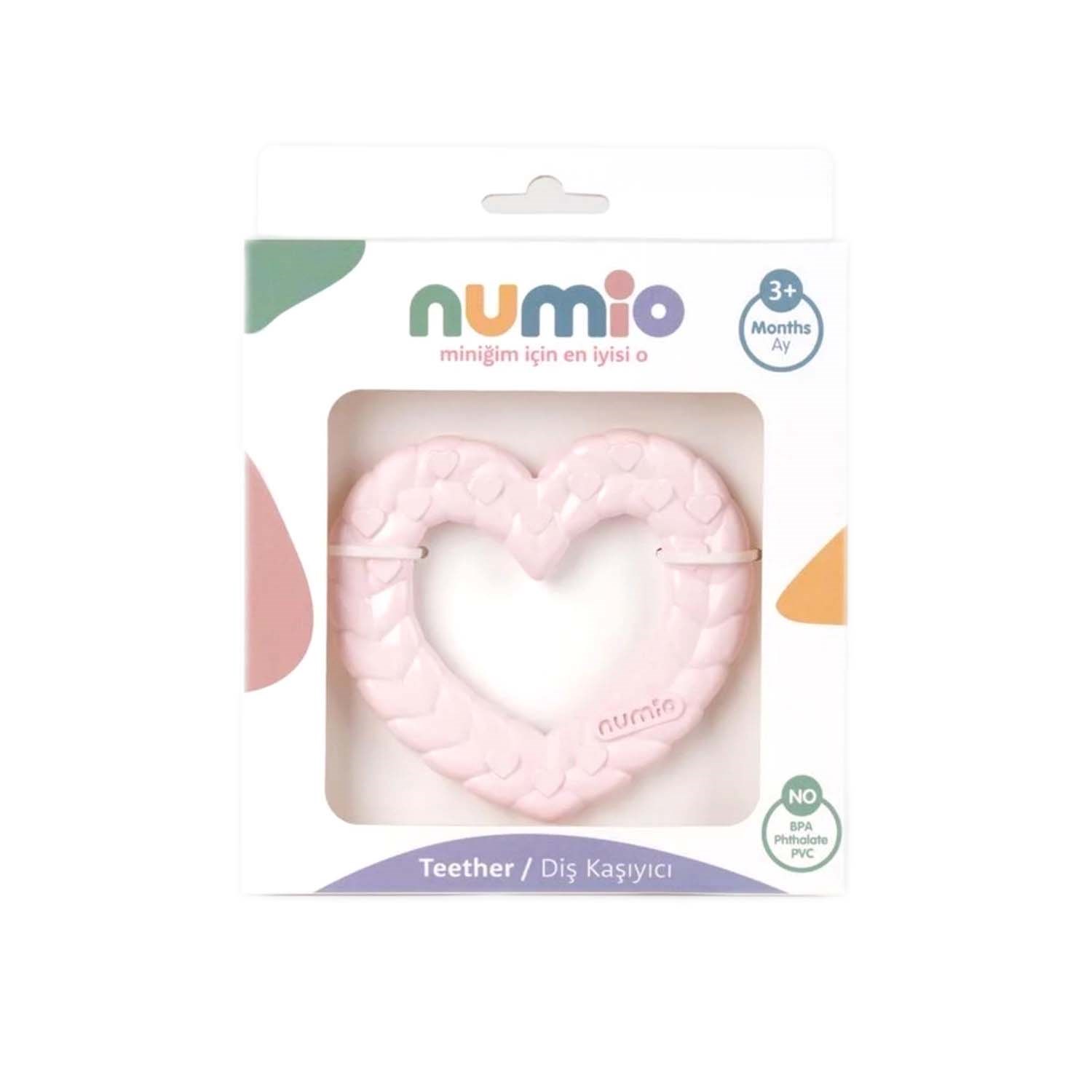 Numio Kalp Diş Kaşıyıcı 3+ Ay 36124 Pembe