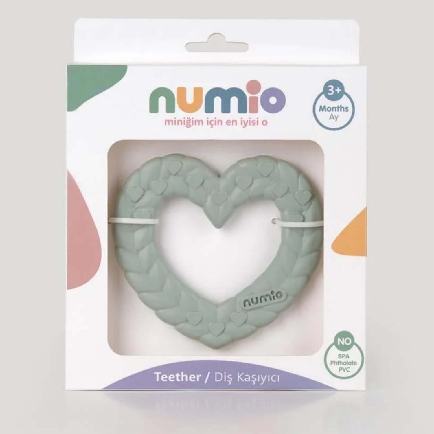 Numio Kalp Diş Kaşıyıcı 3+ Ay 36124 Yeşil