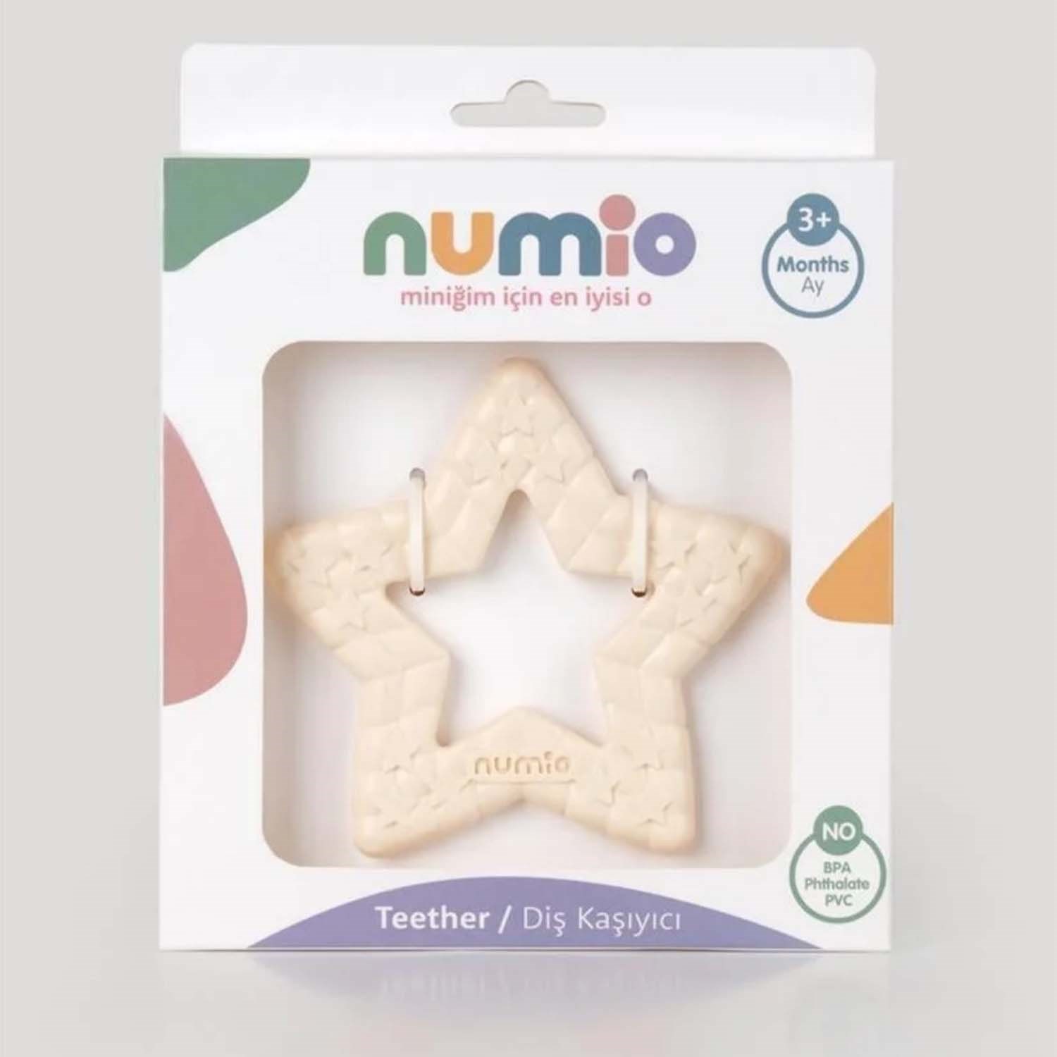 Numio Yıldız Diş Kaşıyıcı 3+ Ay 36122 Bej