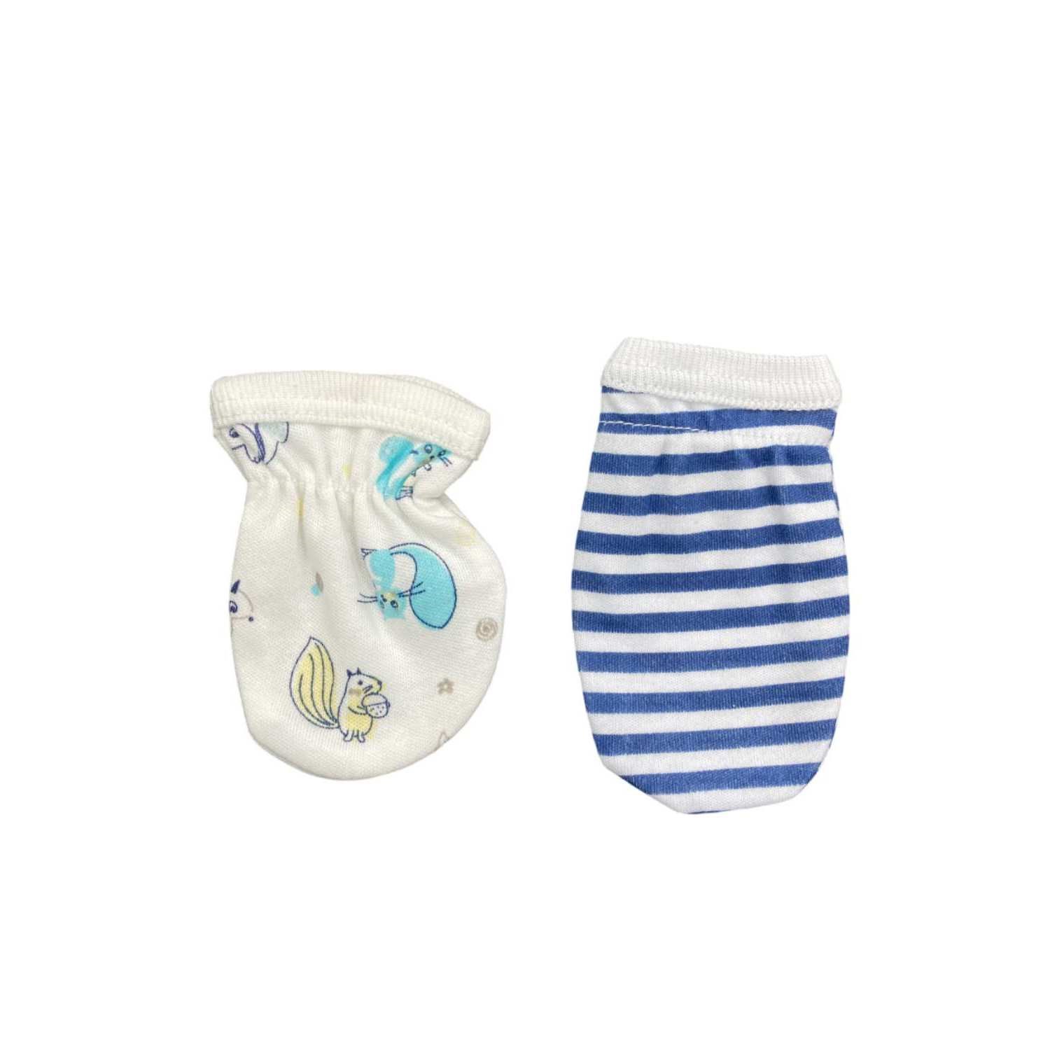 Sebi Bebek Eldiveni 0-3 Ay 9903 Ekru-Lacivert