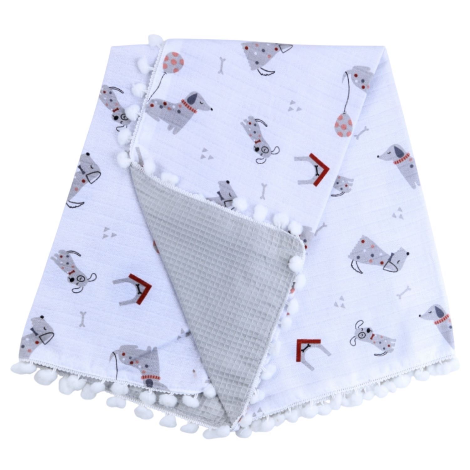 Sebi Bebe Ponponlu Battaniye 70x90cm 9212