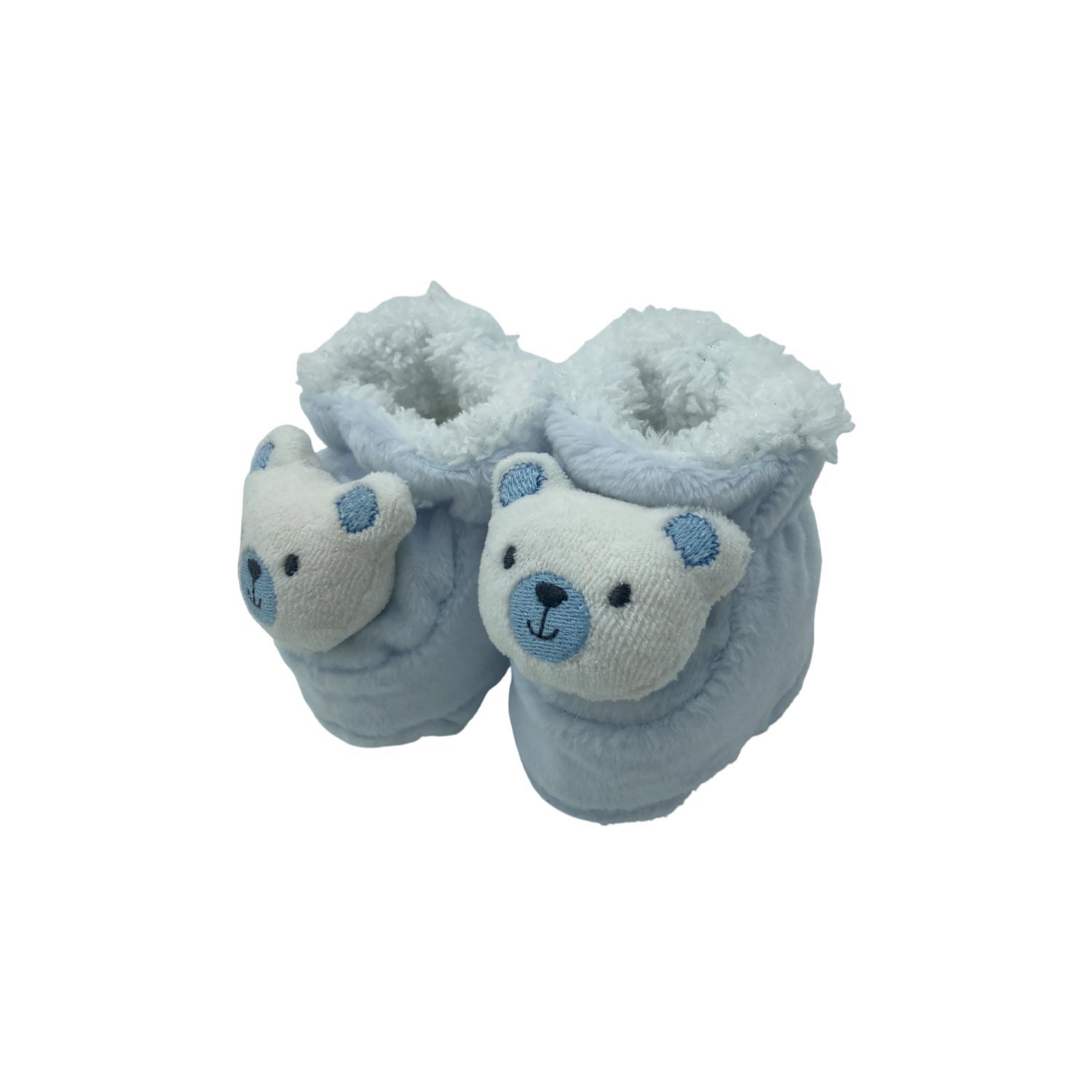 Minidamla Kadife Bebek Patiği 45087 Mavi