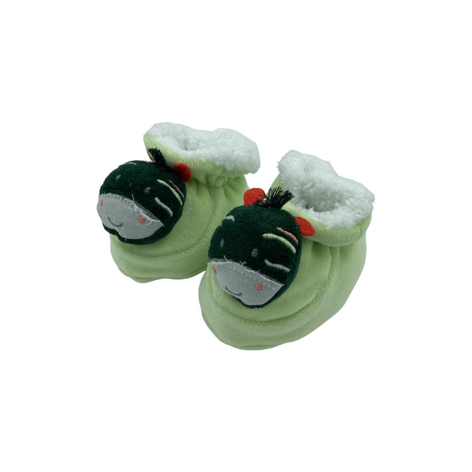 Minidamla Kadife Bebek Patiği 45087 Yeşil