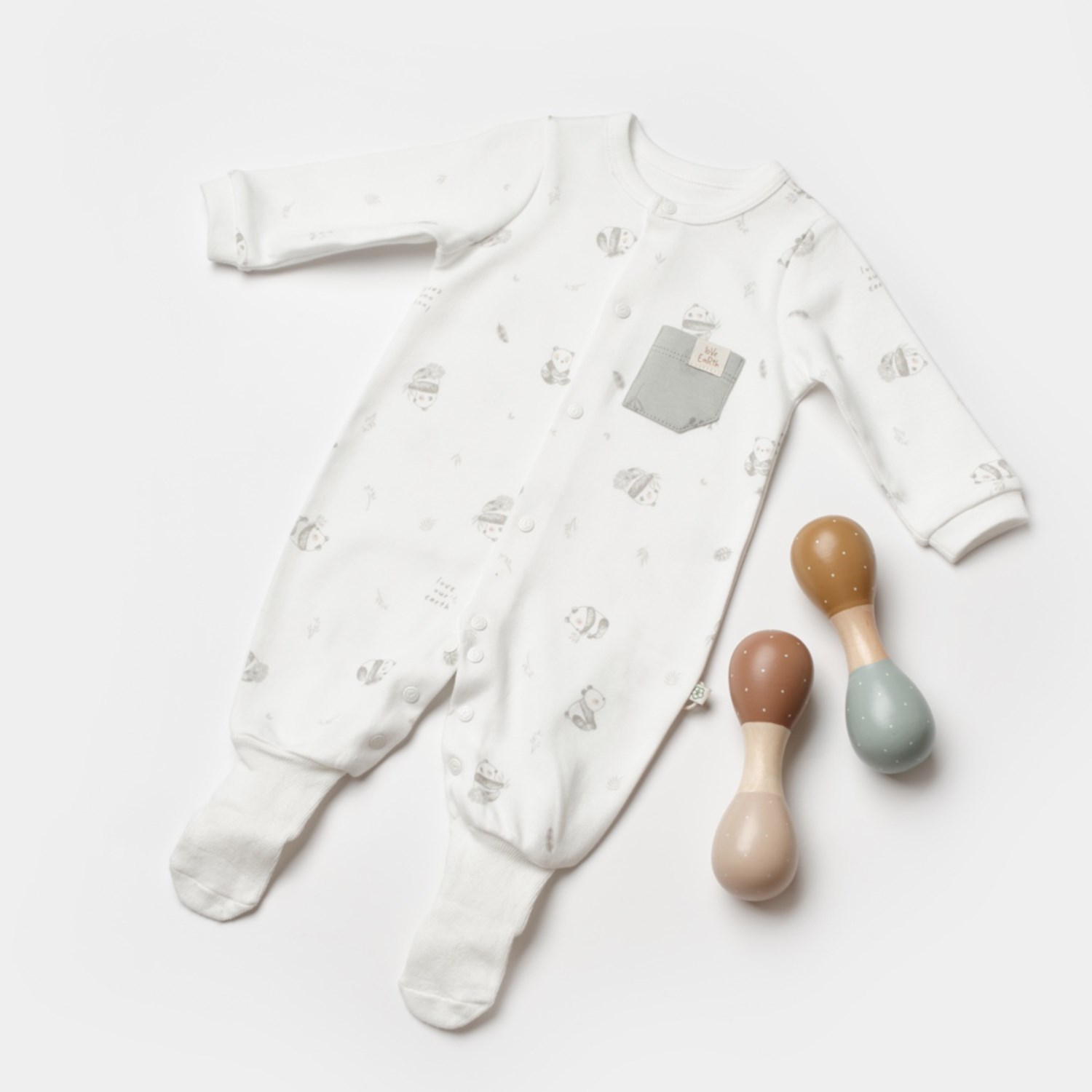 Biorganic Love Our Earth Bebek Tulum 60787 Yeşil